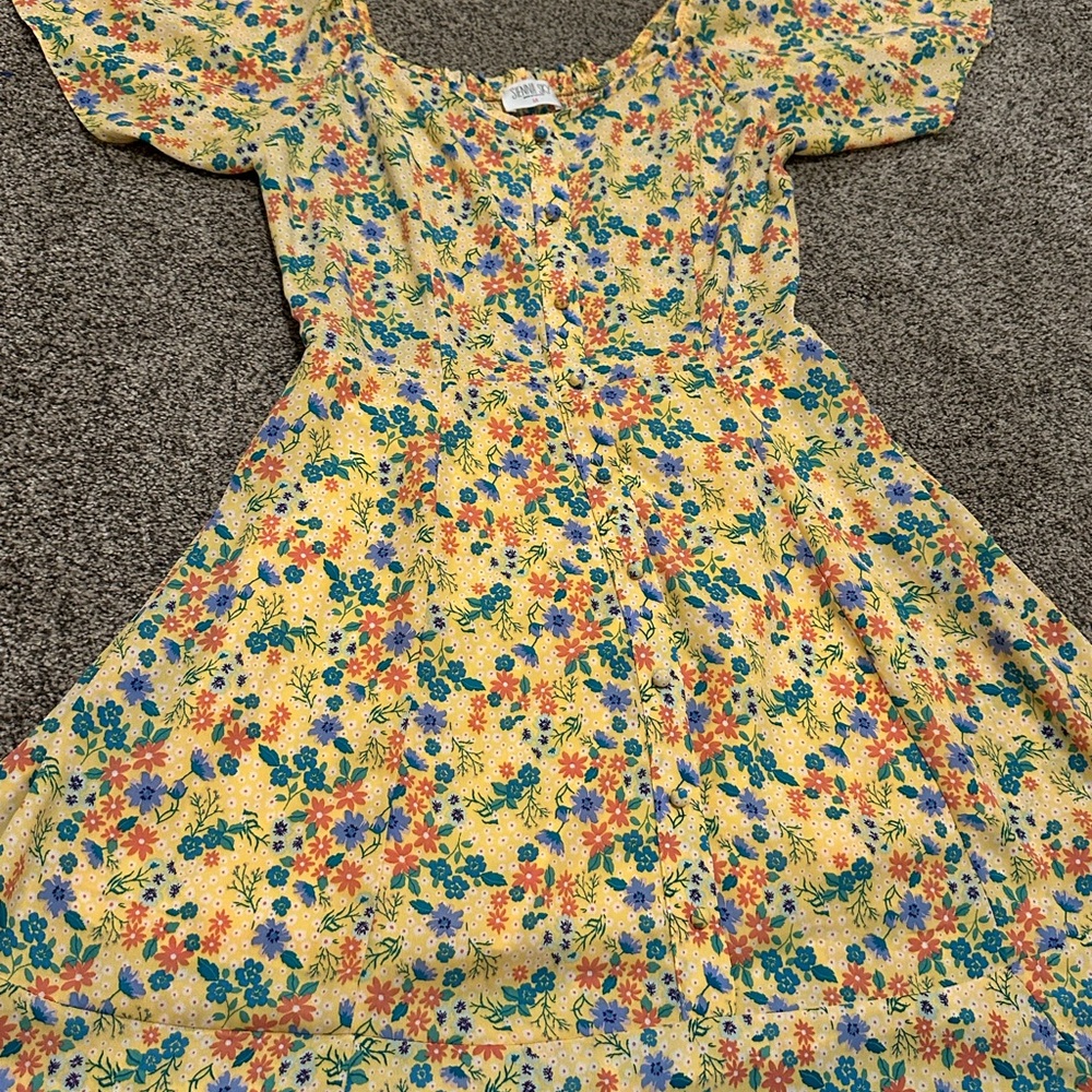 Sienna Sky Floral Yellow Dress - Picture 2 of 13